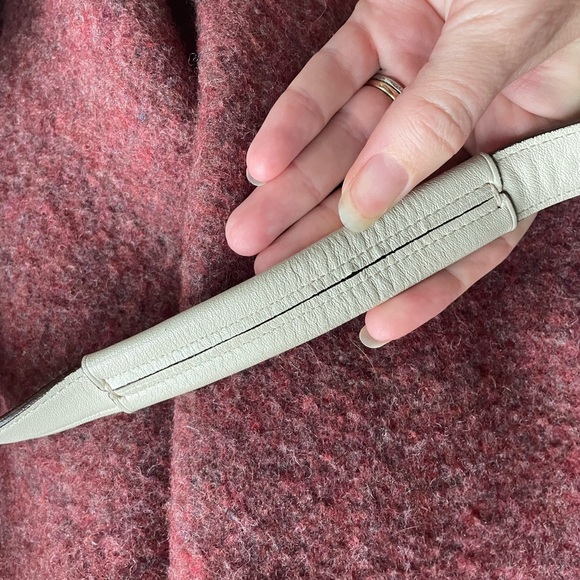 COACH 9248 Soho Buckle Bag Bone Ivory Leather beige color medium size y2k - Picture 7 of 14